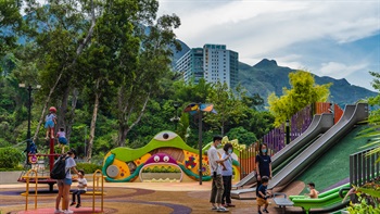 The first-ever inclusive playground in Hong Kong which incorporated public engagement and children’s participation in design ideas and user experiences was carried out in Tuen Mun Park.
